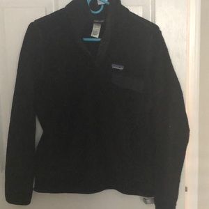 Patagonia Black Re-tool Snap-T pullover